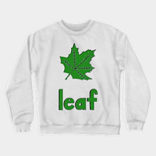 This is a LEAF Crewneck Sweatshirt